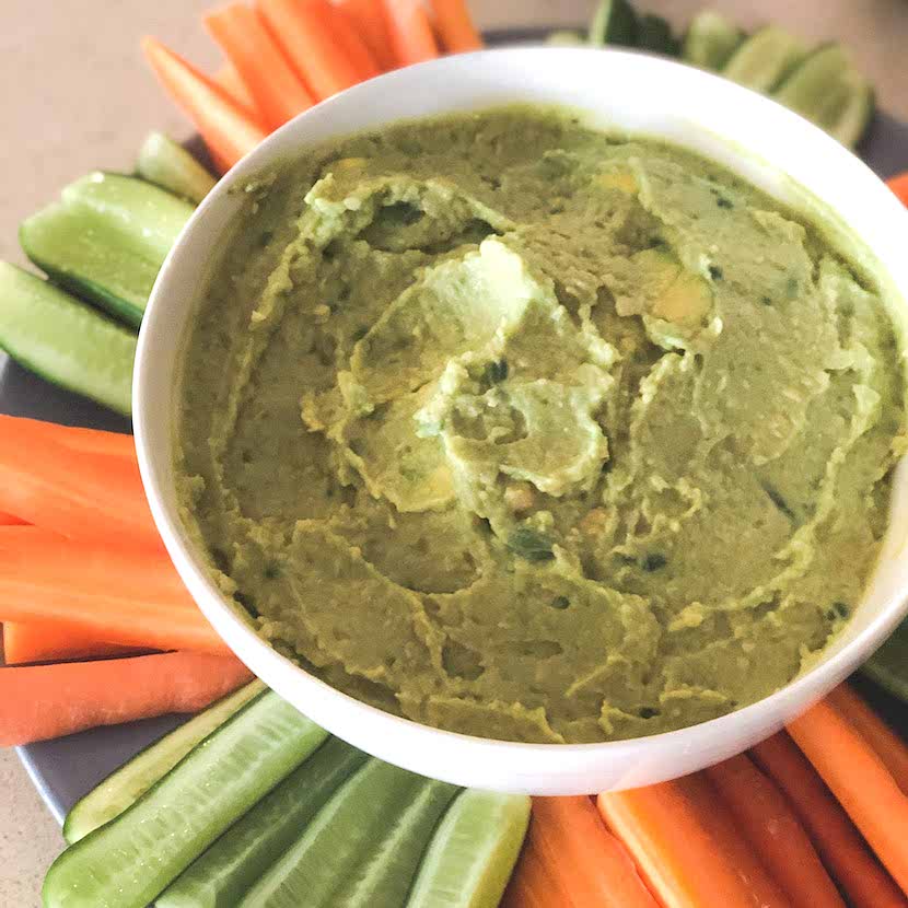 Avocado and chickpea dip - recipe by Lumaflow