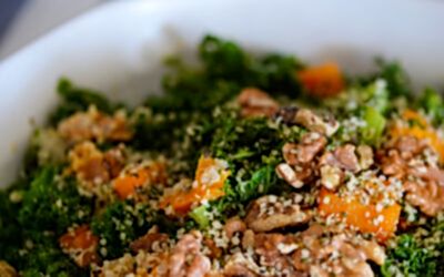 ROASTED KALE, PUMPKIN & WALNUT SALAD