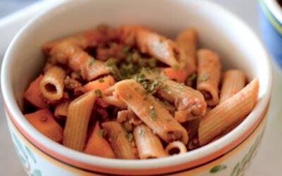 VEGETARIAN PENNE BOLOGNESE